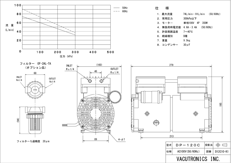 DP-120C仕様書